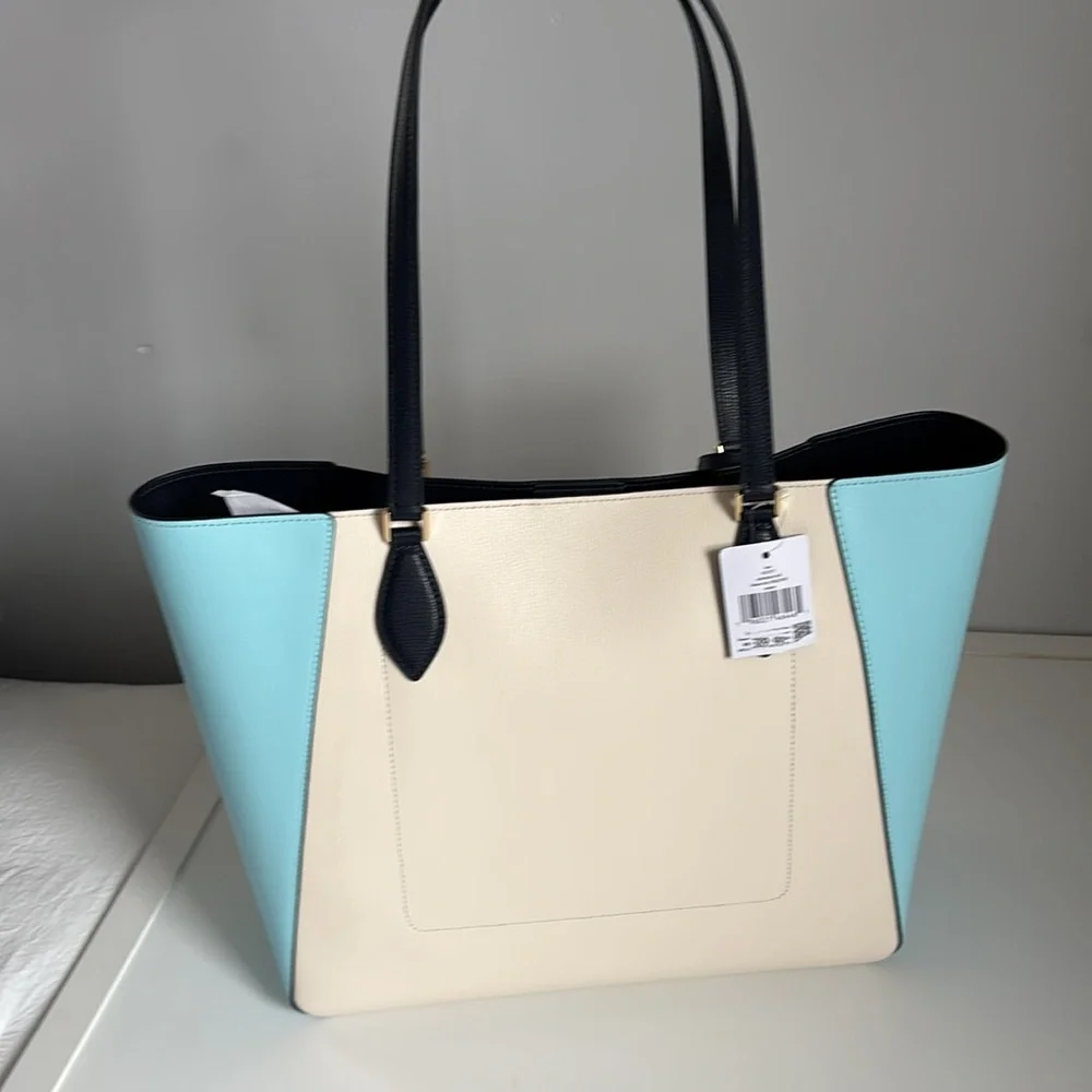 🆕 KATE SPADE | Large Poppy Colorblock Tote - Picture 9 of 16